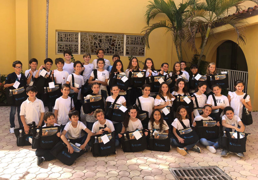 Catholic School Students Lend a Hand ICU Baby