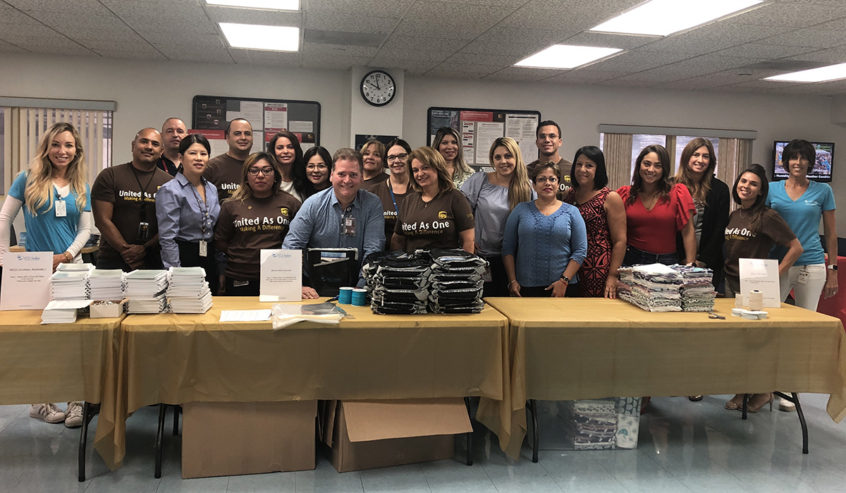 UPS Packing event